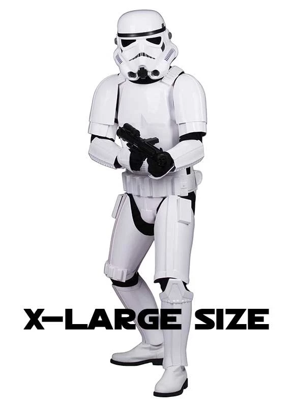 Star Wars Stormtrooper Costume Armour Complete Package - Ready To Wear - XL EXTENDED SIZE