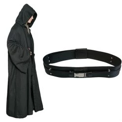 Star Wars Black Sith Robe With Sith Belt