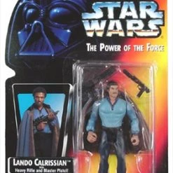 Star Wars Action Figure - Lando Calrissian - With Heavy Rifle And Blaster Pistol
