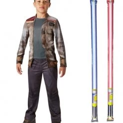 Star Wars Costume Deluxe Child - Finn The Force Awakens - WITH X2 FREE LIGHTSABERS