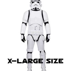 Star Wars Stormtrooper Costume Armour Fully Strapped With Soft Parts - XL EXTENDED SIZE