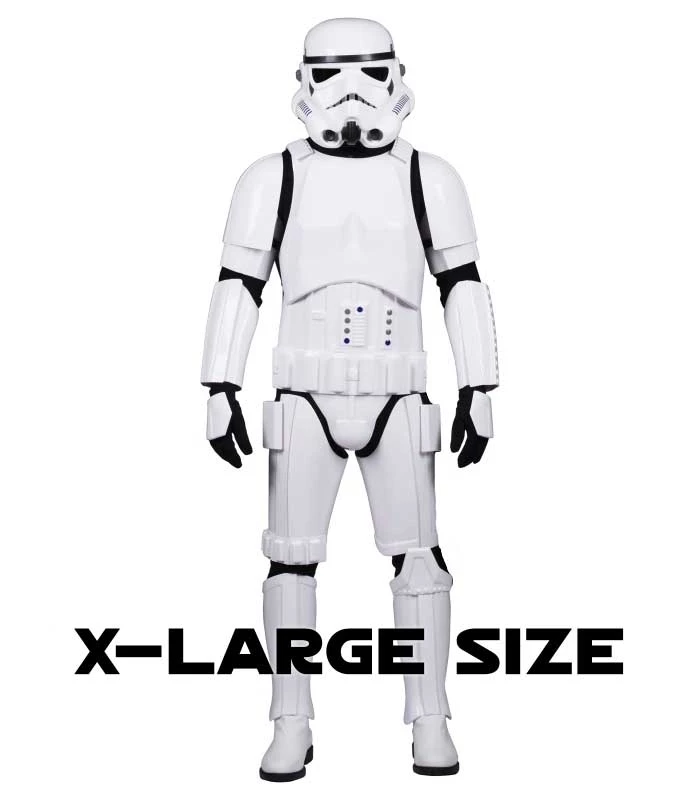 Star Wars Stormtrooper Costume Armour Fully Strapped With Soft Parts - XL EXTENDED SIZE