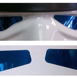 Stormtrooper Helmet Lenses - Mirror Film - Blue