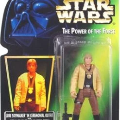 Star Wars Action Figure - Luke Skywalker In Ceremonial Outfit With Medal Of Valor And Blaster Pistol