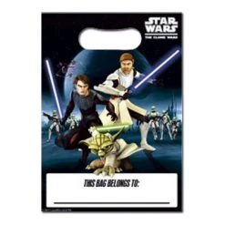 Star Wars Party Supplies - Clone Wars Loot Bags - Set Of 8