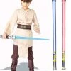 Star Wars Costume Deluxe Child Jedi Knight / Luke Skywalker - WITH X2 FREE LIGHTSABERS
