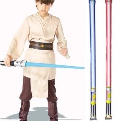Star Wars Costume Deluxe Child Jedi Knight / Luke Skywalker - WITH X2 FREE LIGHTSABERS