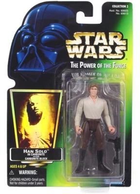 Star Wars Action Figure - Han Solo With Carbonite Block