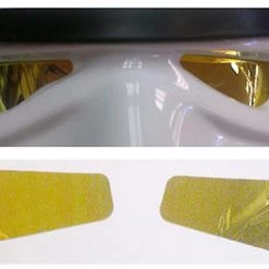 Stormtrooper Helmet Lenses - Mirror Film - Yellow
