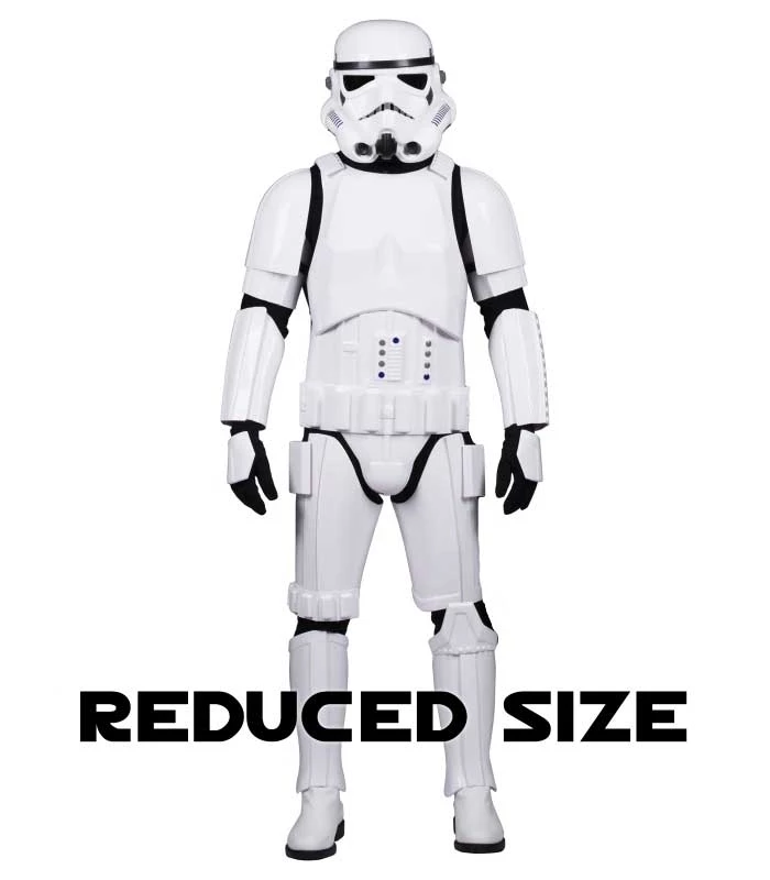Star Wars Stormtrooper Costume Armour Fully Strapped With Soft Parts - REDUCED SIZE
