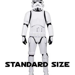 Star Wars Stormtrooper Costume Armour Fully Strapped With Soft Parts - STANDARD SIZE