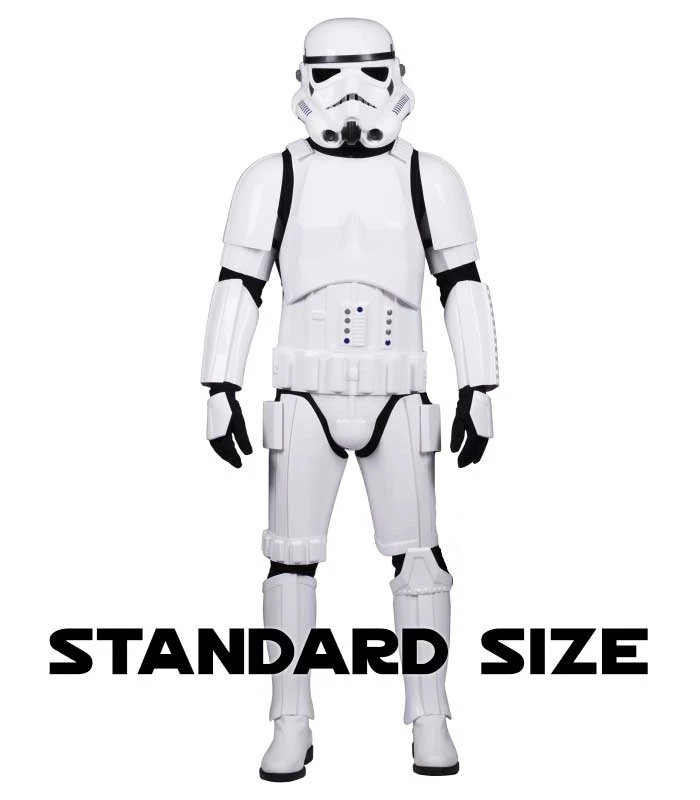 Star Wars Stormtrooper Costume Armour Fully Strapped With Soft Parts - STANDARD SIZE
