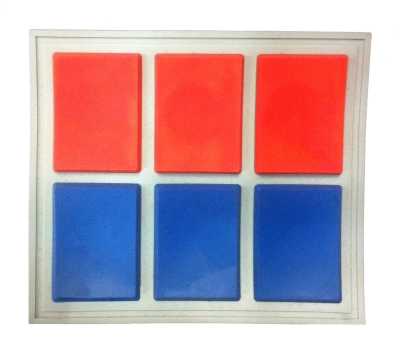 Star Wars Imperial Officer Ranking Bar - Red And Blue X 3 - Captain