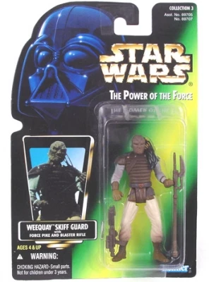 Star Wars Action Figure - Weequay Skiff Guard With Force Pike And Blaster Rifle